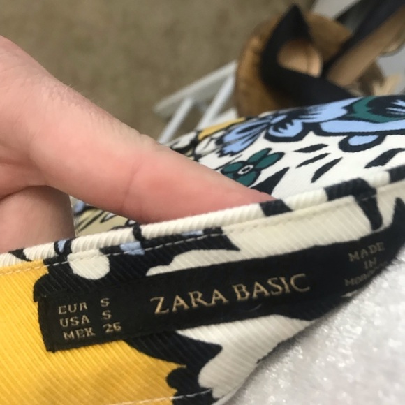 Zara floral mod print skirt - Picture 5 of 8